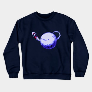 Pixelated Planetoid Crewneck Sweatshirt